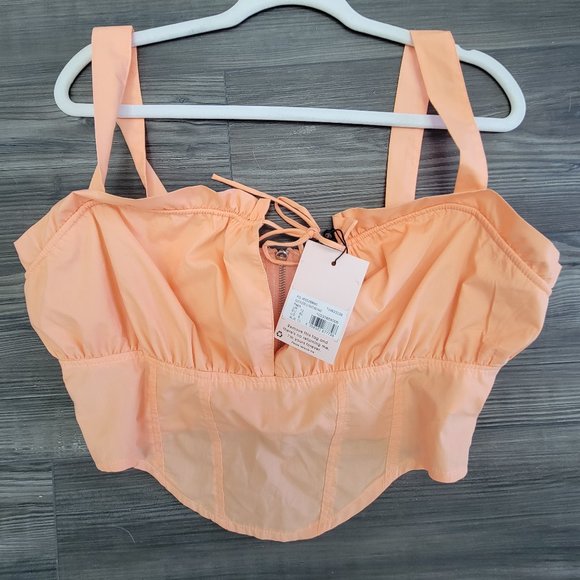 Missguided Milkmaid tank top - Picture 1 of 5